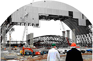 New confinement above Chernobyl sarcophagus in 2015